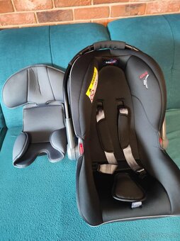 Detská autosedačka (vajíčko) Klippan Dinofix Black/Grey - 5