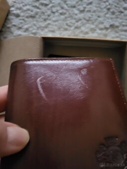 Úplne nová pánska kožená peňaženka - 5