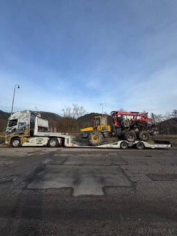 Preprava strojov, nadrozmerná preprava, podvalník, plato - 5