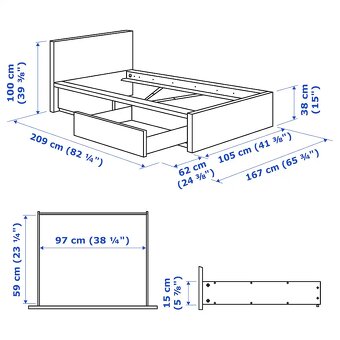 Posteľ MALM - 5