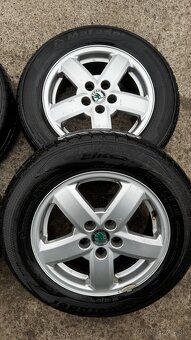 Škoda disky 5x100 r15 195/65 - 5