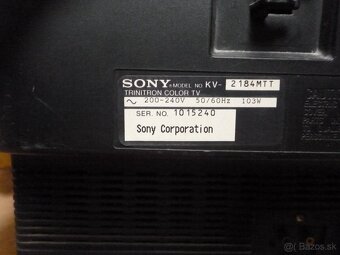 SONY KV-M2184MTT Trinitron s prislušenstvom na kábl.televíz. - 5