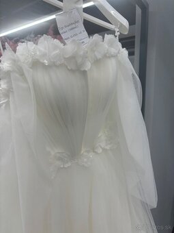 Predám krásne svadobné šaty - 5