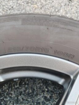 Letné pneu+ alu disky, 5x114.3, 215/70/R16 - 5