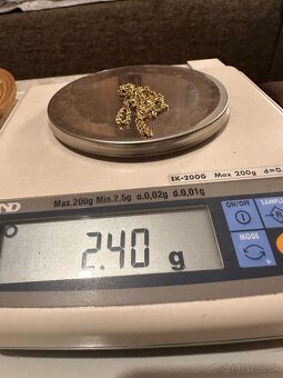 dámska zlatá retiazka točenie 14kt zlato - 5