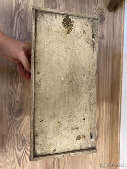 staršia drevená polička - 5