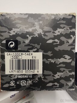 Predam hodinky CASIO G SHOCK GA100CM - 5