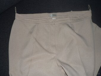 dámske béžové nohavice č.46 - 5