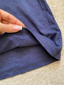 Klasické dámske tričko modré - 5