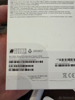 Iphone 15 pro max 256gb TOP STAV - 5