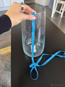 Ikea sklenená vaza Berakna 30cm - 5