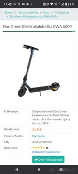 Elektrická kolobežka Doc Green Ewa 6000 - 5