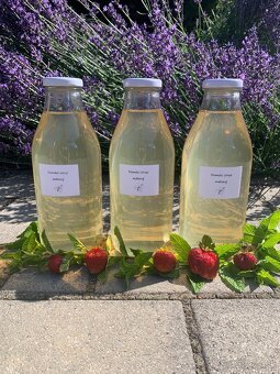 Domáci mätový a jahodový sirup - 5