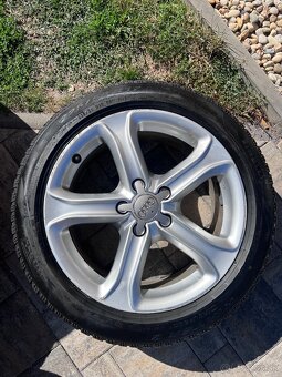 Original Audi Disky / Elektrony 5x112 R17 + Pneumatiky - 5