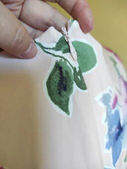 nové kvetované bledoružové šaty Ralp Lauren veľ. 40 - 5