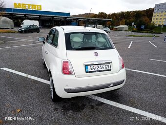 Predám Fiat 500 Hatchback 1.2 benzín r.v. 2012 - 5