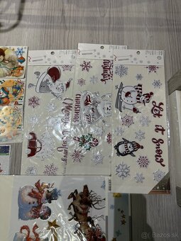 Nálepky vianočné na okno +betlehem - 5