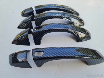 KARBONOVÉ klučky krytky klučiek pre ŠKODA VOLKSWAGEN - 5