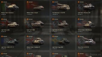 Účet World of Tanks - 5