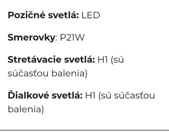 Predné svetlá leon 1m - 5