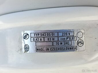Závesné výbojkové svetlo Typ 5430501, 83W, 220V. - 5