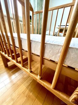 Detská postieľka drevená - 5