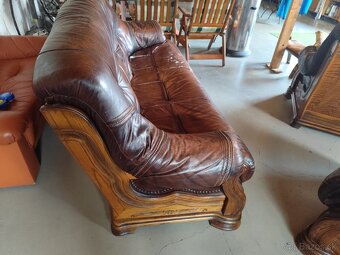 Kožená sedačka 3 2 1 - 5