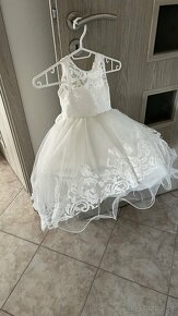Krásne biele princeznovské šaty - 5