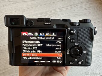 Sony Alpha a7C full frame v TOP stave - 5