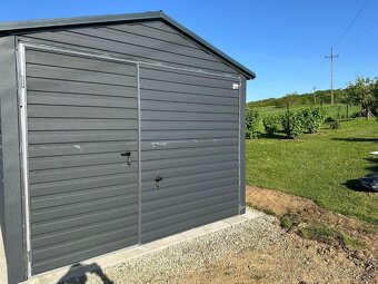 Plechová garáž 3x5m - 5