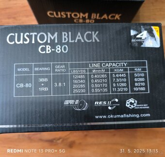 Okuma Custom Black CB-80 - 5