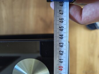 Čierny , sklenený stolík pod tv - 5
