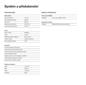 Stolová píla na dlažbu Tyrolit + kotúč - 5