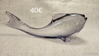 Sklenené ryby, dekorácie - 5