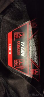 TRIČKO S CHRÁNIČMI FOX JUNIOR TITAN SPORT BLACK YOS - 5