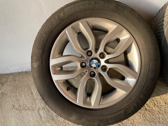 Alu Sada = 5x120 =orig. BMW= zimne pneu =245/55 R17 - 5