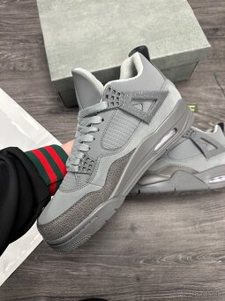 Jordan 4 Se Paris Olymipics set cement tenisky - 5