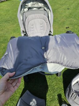 Kočík dvoj kombinácia babydesign Husky zimná výbava - 5