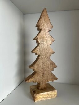 Drevený stromček - dekorácia - 5
