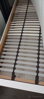 Ikea hemnes bielo morena postel+rost+matrac - 5