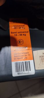 Autosedačka Britax Römer 15 - 36 kg - 5