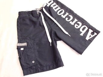 Abercrombie&Fitch čierne kraťasy-plavky v. L-M - 5