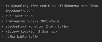 TRN CS2 + kovové puzdro (IEM slúchadlá) - 5