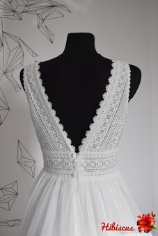 Nové boho svadobné šaty Hibiscus - 5