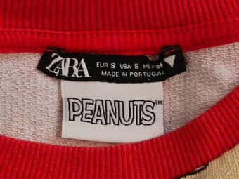 Mikina Zara Peanuts velkost S. Mikina alebo hrubšie tričko - 5