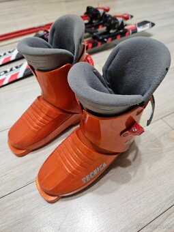 Predám detské lyže, lyžiarky a palice - 5