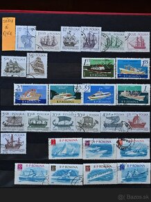 Známky - Lode - série 1 - 5