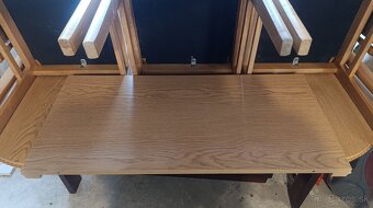 Rozťahovací jedálenský stôl a stoličky - 5