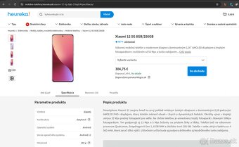 Kompaktná vlajka Xiaomi 12 256GB 8GB RAM ako nový - 5