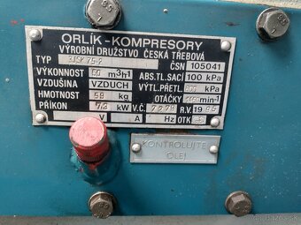 Kompresor Orlík 3 valec/300l nádrž+merač MTH - 5